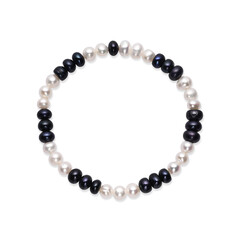 Armband met blauwe zoetwater kweekparels