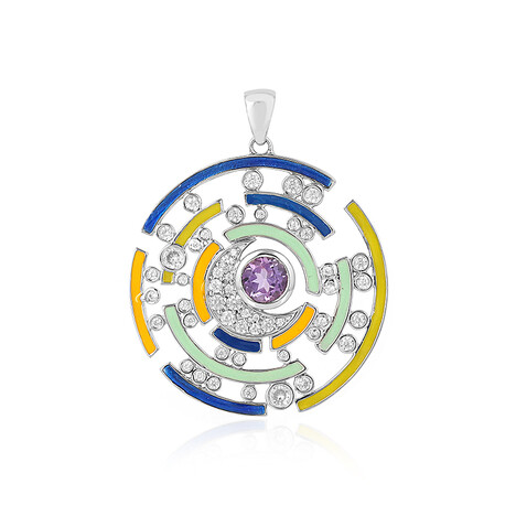 Azur-Quarz-Silberanhänger (SAELOCANA)