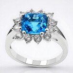 Anello in argento con Topazio Marambaia