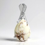 Pendentif en argent et Magnésite