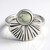 Anello in argento con Prehnite