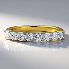Anello in oro con Diamante SI1 (G) (Annette)
