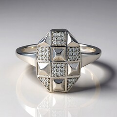 Anello in argento con Zircone