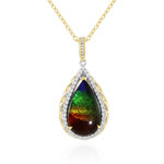 Collar en plata con Ammolita (Gems en Vogue)