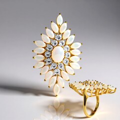 Anello in argento con Opale di Welo