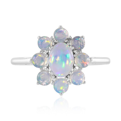 Bague en argent et Opale Welo