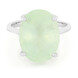 Anello in argento con Prehnite