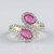 Anello in argento con Zaffiro Rosa del Madagascar