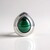 Ciondolo in argento con Malachite (MONOSONO COLLECTION)