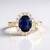 Anello in argento con Cianite del Nepal