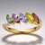 Anello in oro con Zaffiro Fancy (CIRARI)