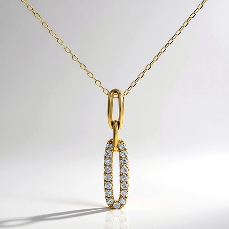 Collana in oro con Diamante I1 (H) (CIRARI)