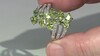 Anillo en plata con Peridoto