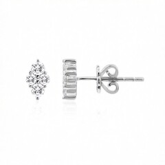 Gouden oorbellen met IF Diamanten (D) (Annette)