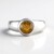 Anello in argento con Zircone Giallo