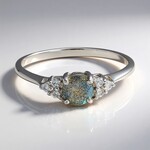 Bague en argent et Spectrolite