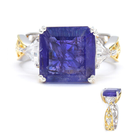 Tanzanite Silver Ring (Gems en Vogue)