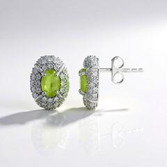 Orecchini in argento con Sfene