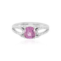 Anello in oro con Spinello Rosa Luc Yen (AMAYANI)