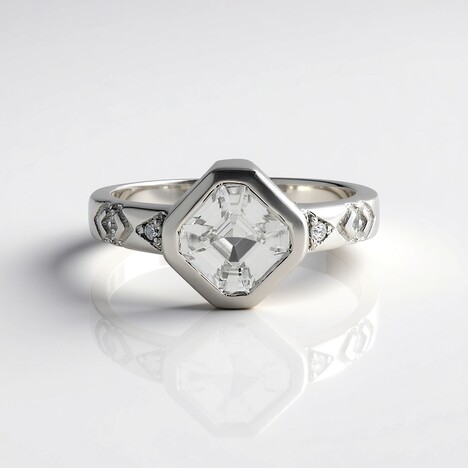 Anello in argento con Zircone