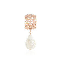 Colgante en plata con Perla blanca Freshwater