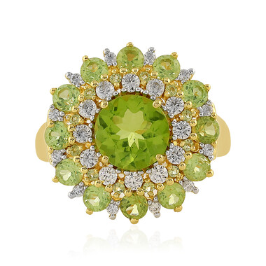 Bague en argent et Péridot