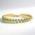 Bracciale in argento con Smeraldo Russo (Adela Silber)