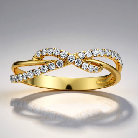 Anello in oro con Diamante SI2 (H)