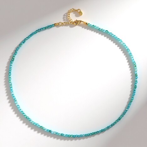 Collana in argento con Apatite Blu
