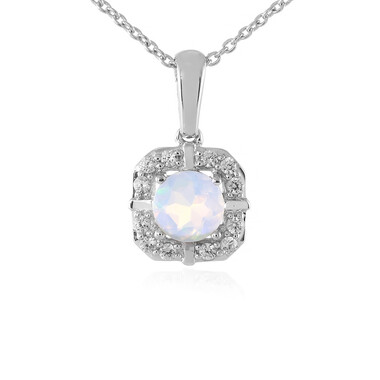 Collana in argento con Opale di Welo