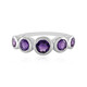 Anello in argento con Ametista Siberiana