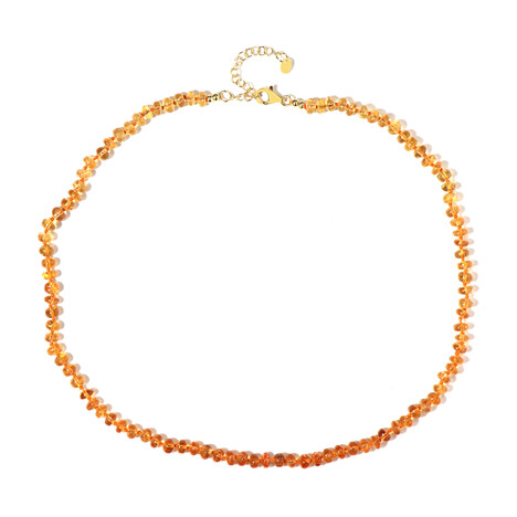 Kaiserlicher Topas-Silberhalskette (Adela Silber)