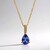 Collana in oro con Tanzanite AAA