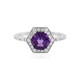 Bague en argent et Améthyste de Sibérie