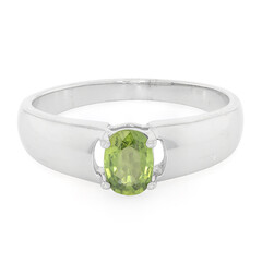Bague pour homme en argent et Saphir du Mozambique