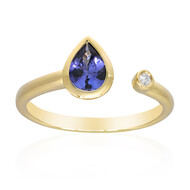 AAA-Tansanit-Goldring