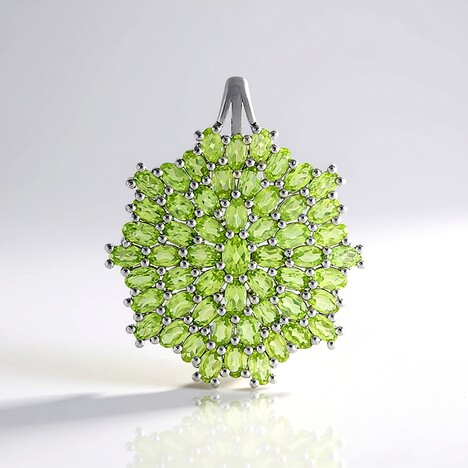 Ciondolo in argento con Peridoto