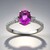Anello in oro con Zaffiro Rosa (CIRARI)