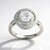 Anello in argento con Topazio Bianco (Adela Silber)