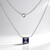 Collana in argento con Topazio Bianco