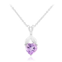 Amethyst Silver Necklace