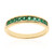 Gouden ring met AAA Zambia smaragden (CIRARI)