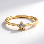 Anello in oro con Diamante SI1 (H) (CIRARI)