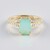 Anello in oro con Opale Paraiba (AMAYANI)