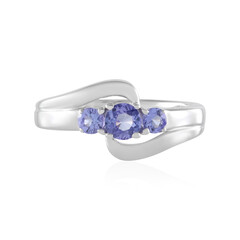 Anillo en plata con Tanzanita
