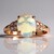 Anello in oro con Opale di Welo AAA