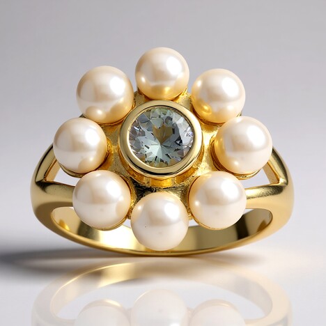 Anello in oro con Tanzanite (non riscaldata) (Remy Rotenier)
