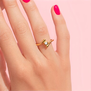 Anillo en oro con Diamante rosa Argyle I3 (Mark Tremonti)