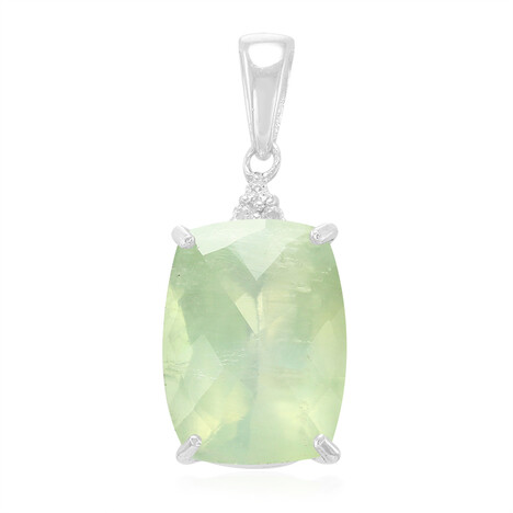 Prehnite Silver Pendant