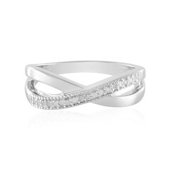 Anello in argento con Diamante I3 (H)